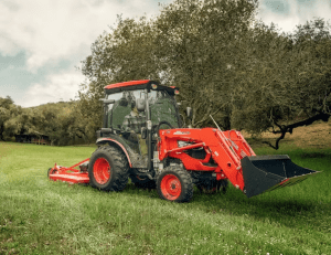Kioti CK Series 2620SEHC Cab Compact Tractor with Loader - CK2620SEHCB